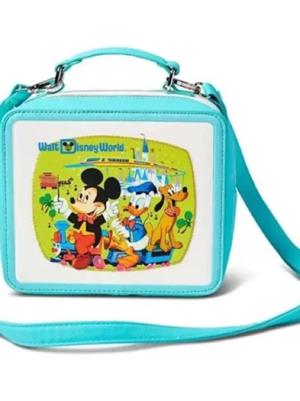 Disney Teal, Lime & Black Retro Character Crossbody
